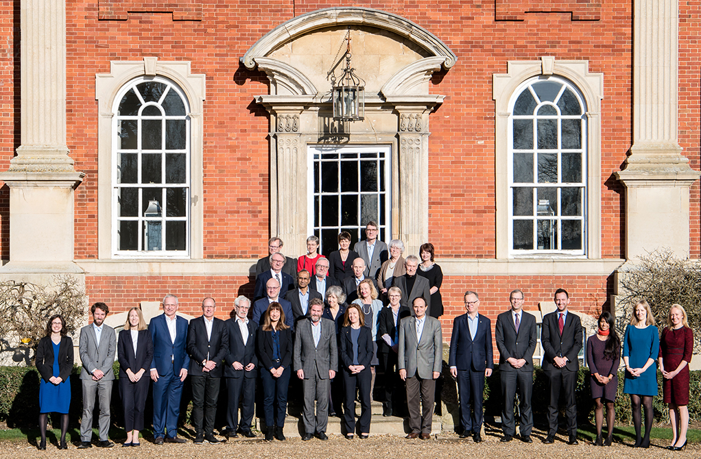 Participants of the 'Meeting on the future UK and EU research partnership', organised by The Royal Society and The Wellcome Trust at Chicheley Hall