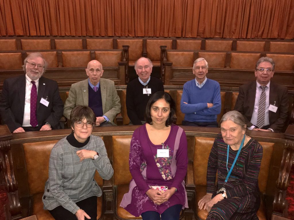 Members of the Cardiff Hub Steering Group with guest Mangala Srivinas, Chair of the Young Academy of Europe (front middle)